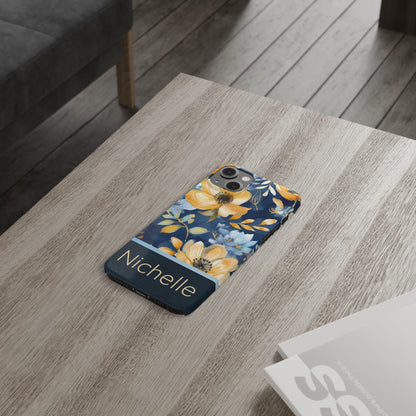 Nichelle Personalized Slim Phone Cases