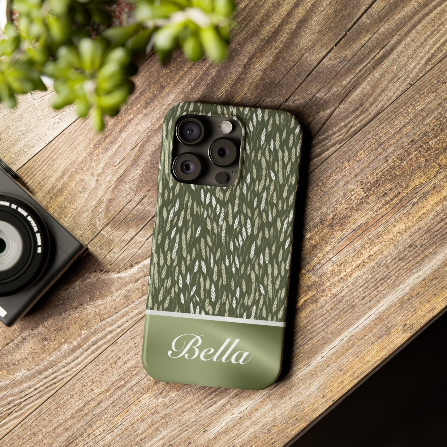 Bella Personalized Slim Phone Cases