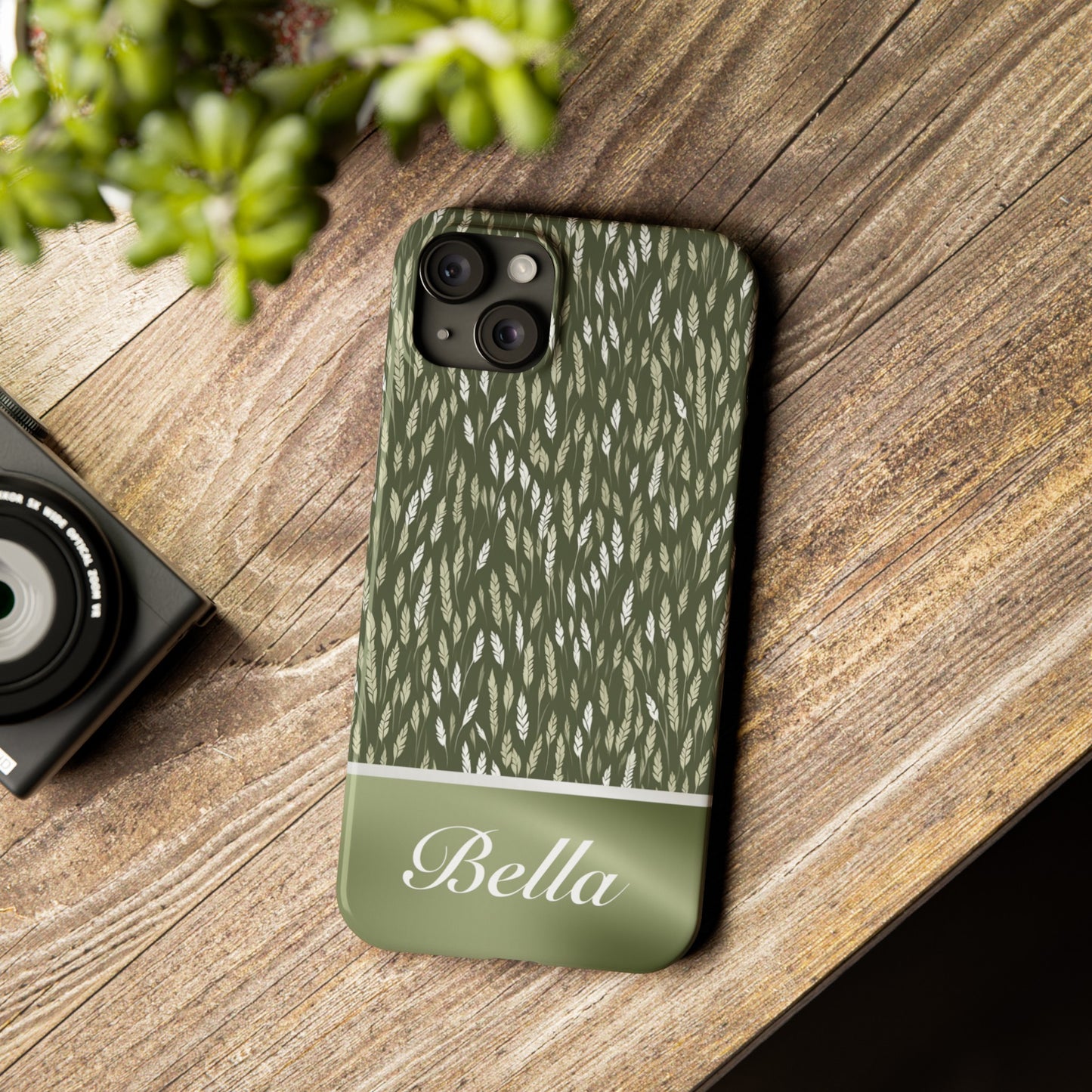 Bella Personalized Slim Phone Cases