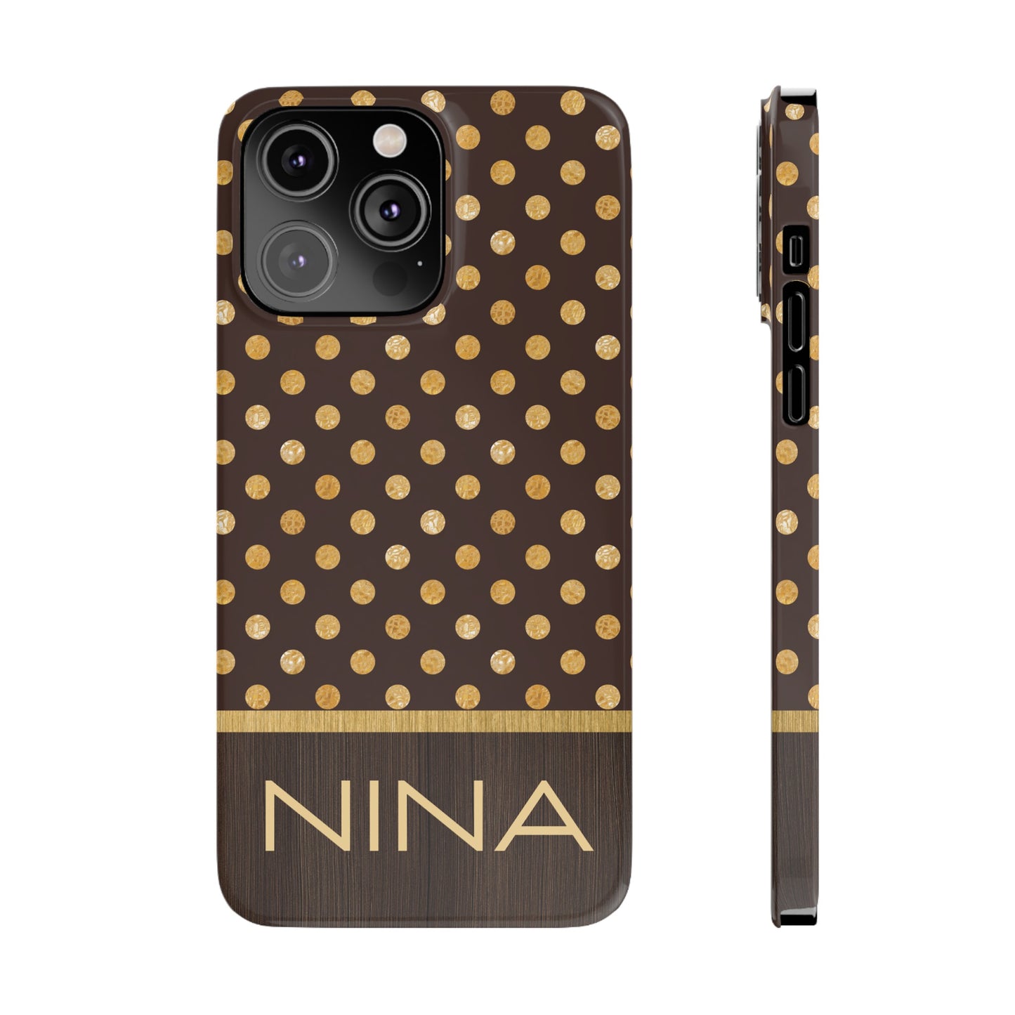 Nina Personalized Slim Phone Cases