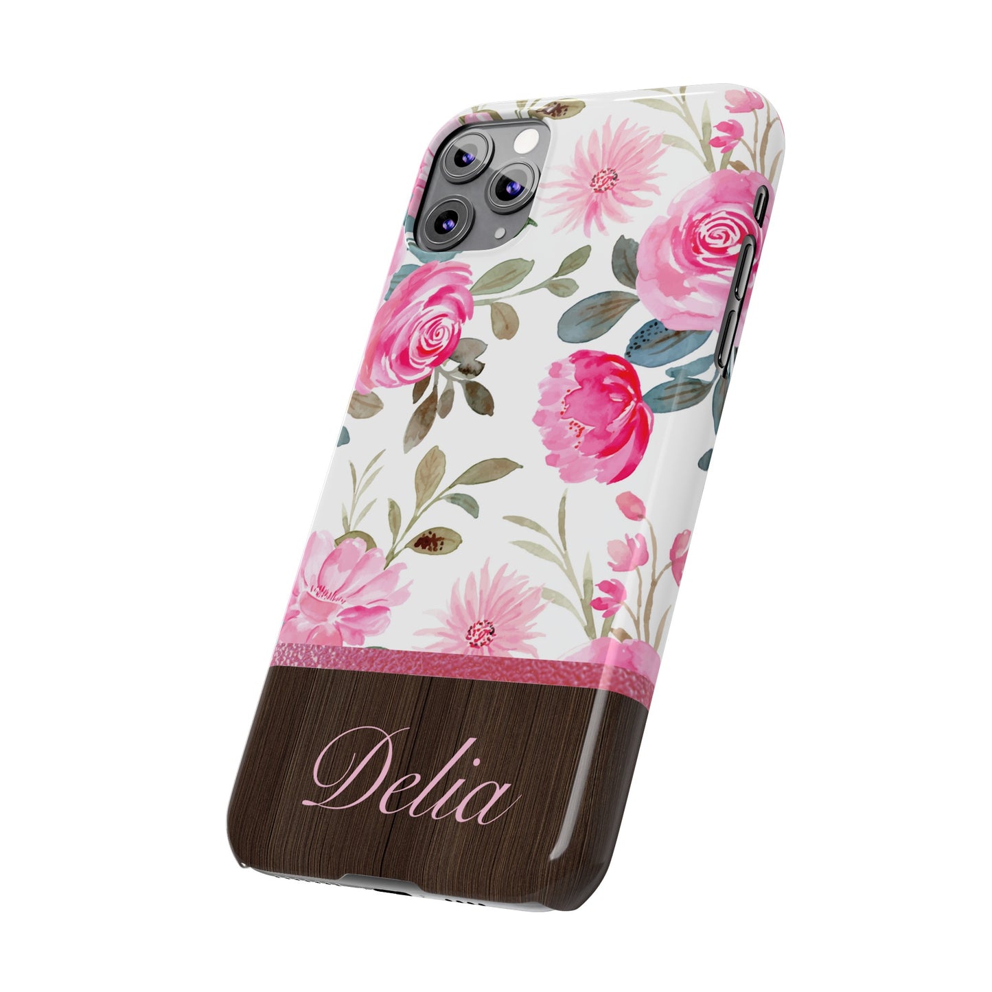 Delia Personalized Slim Phone Cases