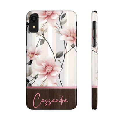 Cassandra Personalized Slim Phone Cases