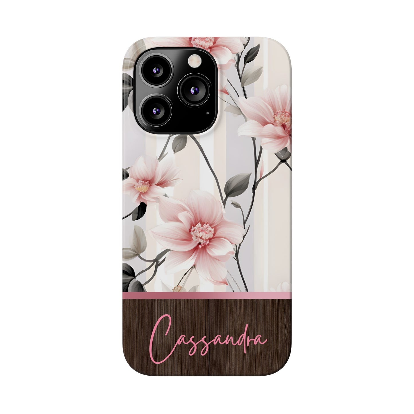 Cassandra Personalized Slim Phone Cases