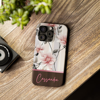 Cassandra Personalized Slim Phone Cases