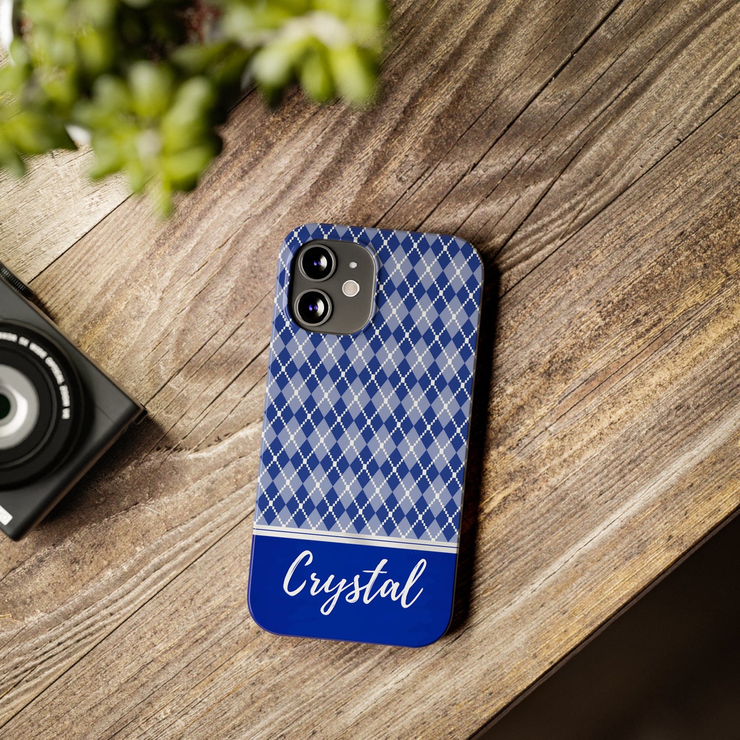 Crystal Personalized Slim Phone Cases