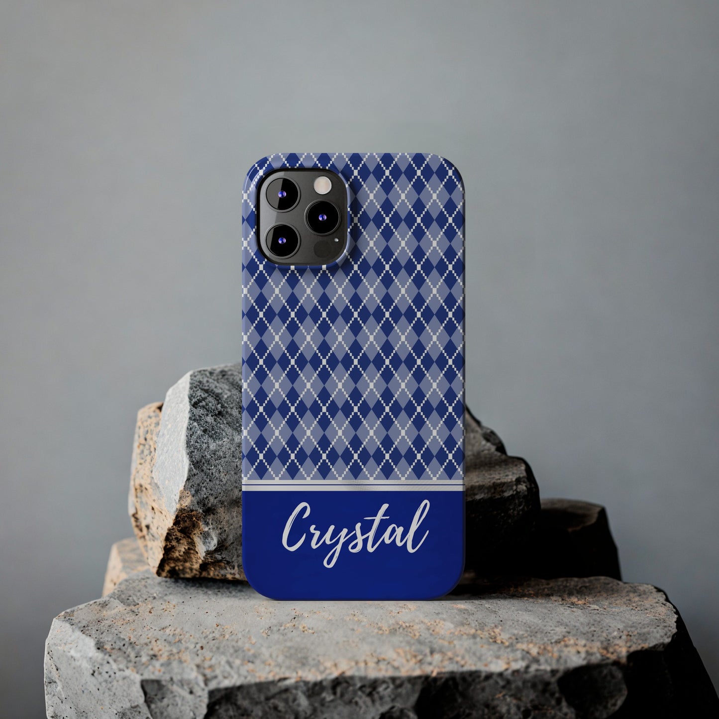 Crystal Personalized Slim Phone Cases