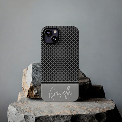 Giselle Personalized Slim Phone Cases