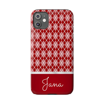 Jana Personalized Slim Phone Cases