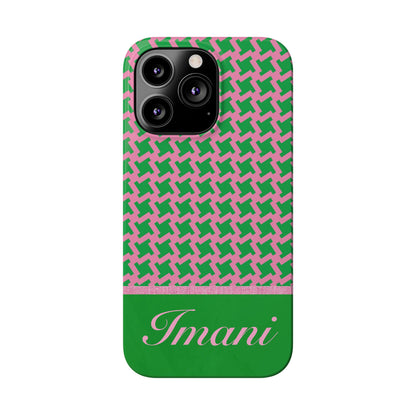 Imani Personalized Slim Phone Cases