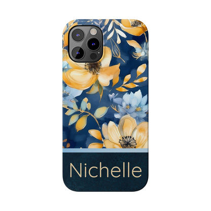 Nichelle Personalized Slim Phone Cases