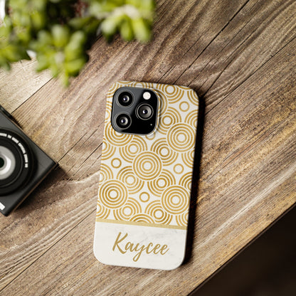 Kaycee Personalized Slim Phone Cases