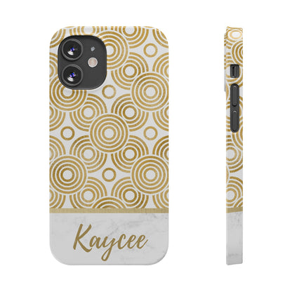 Kaycee Personalized Slim Phone Cases