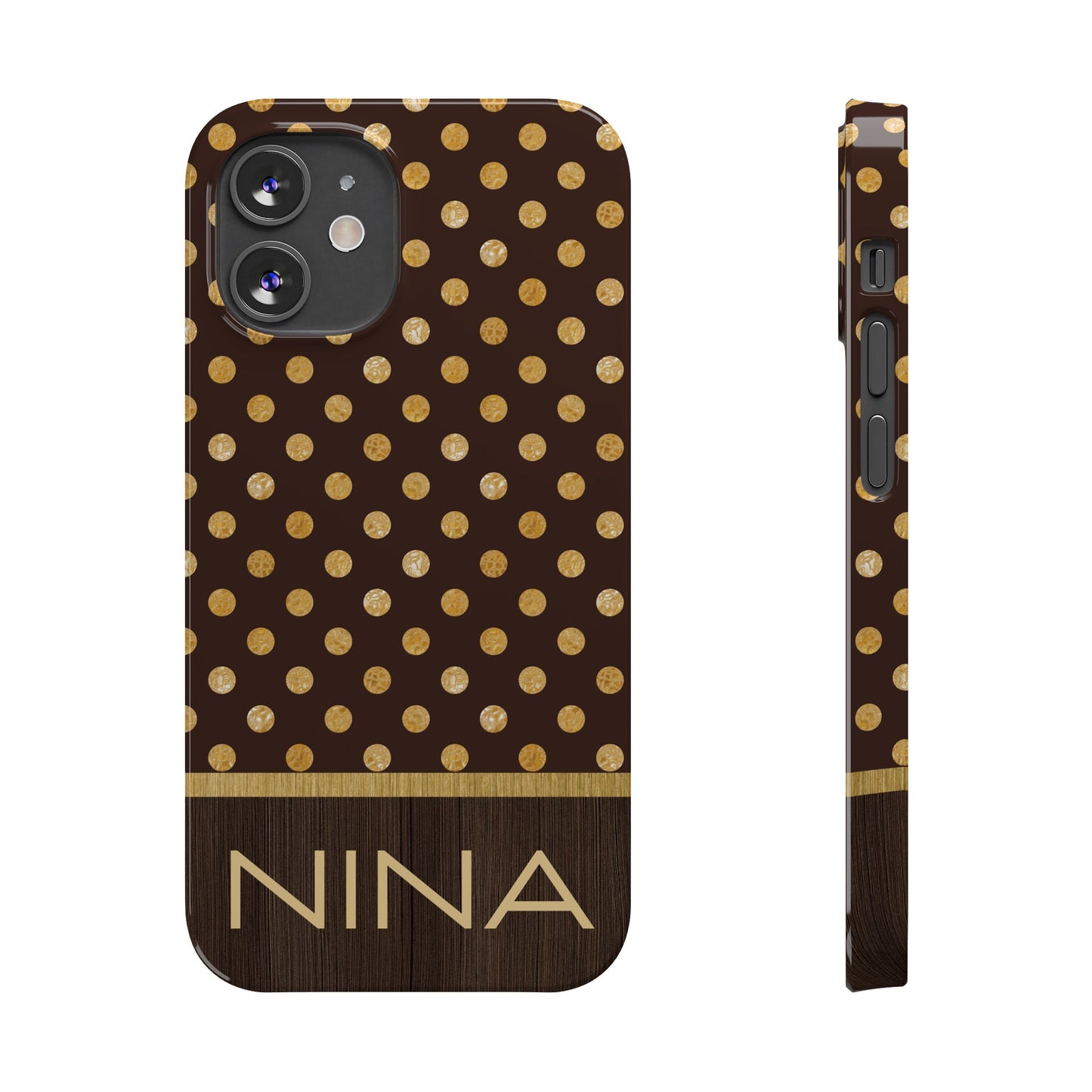 Nina Personalized Slim Phone Cases