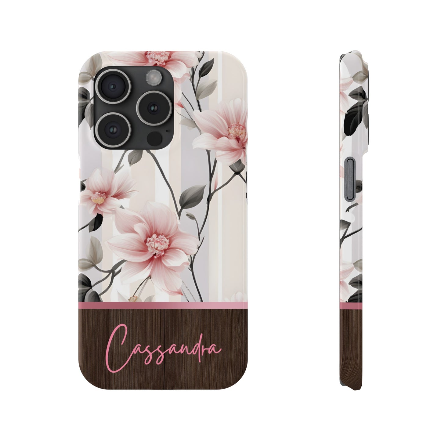 Cassandra Personalized Slim Phone Cases