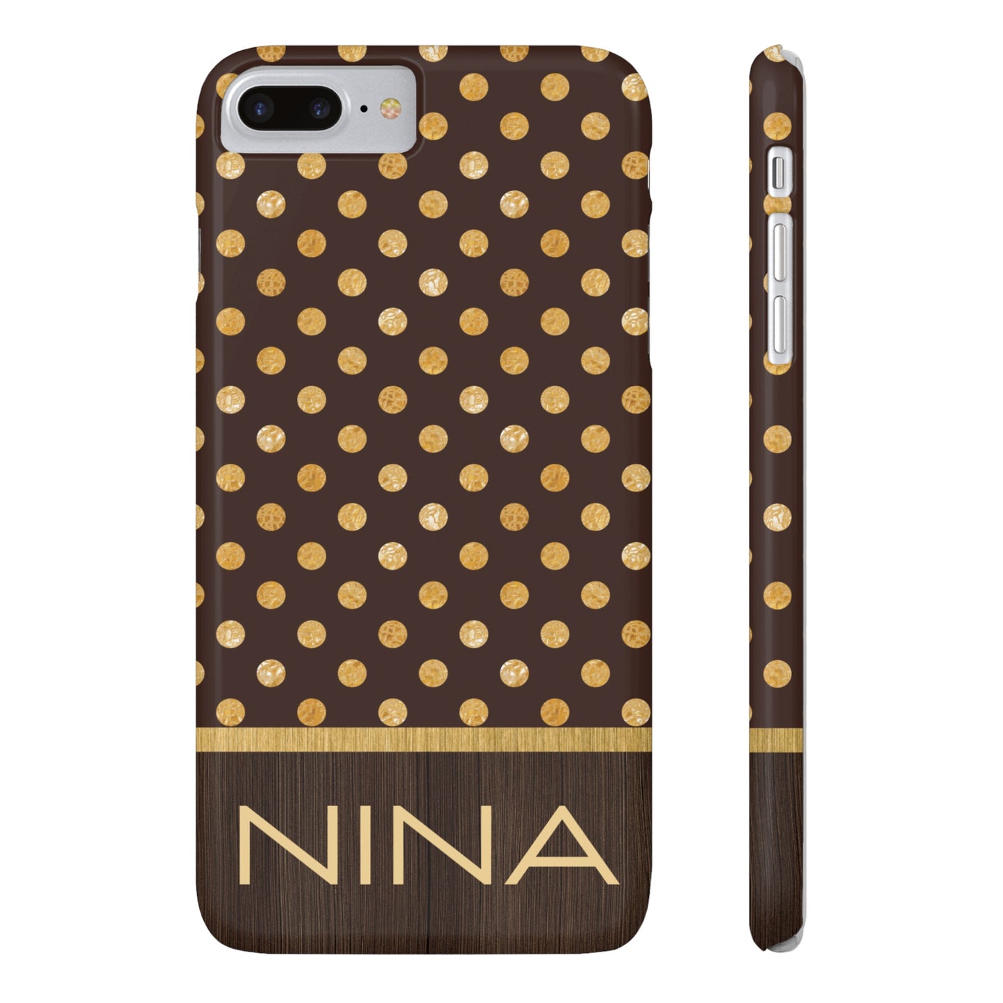 Nina Personalized Slim Phone Cases