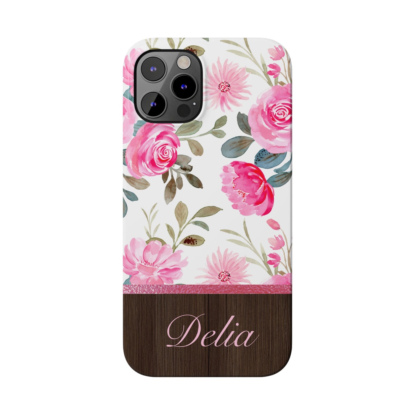 Delia Personalized Slim Phone Cases