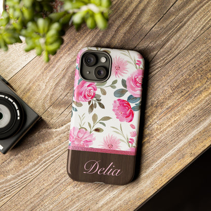 Delia Personalized Tough Cases