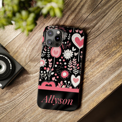 Allyson Personalized Slim Phone Cases