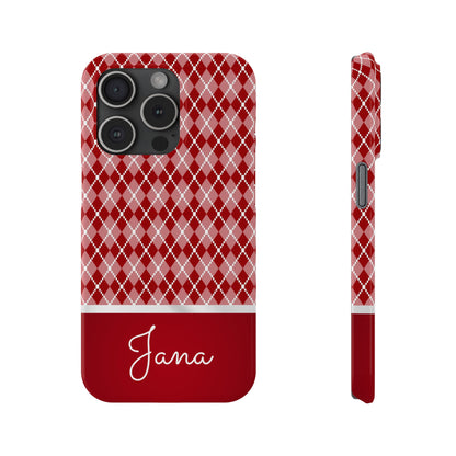 Jana Personalized Slim Phone Cases