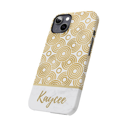 Kaycee Personalized Slim Phone Cases