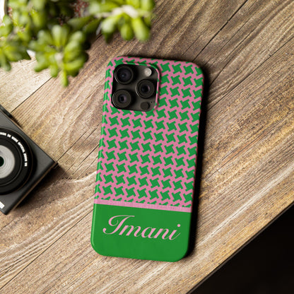 Imani Personalized Slim Phone Cases