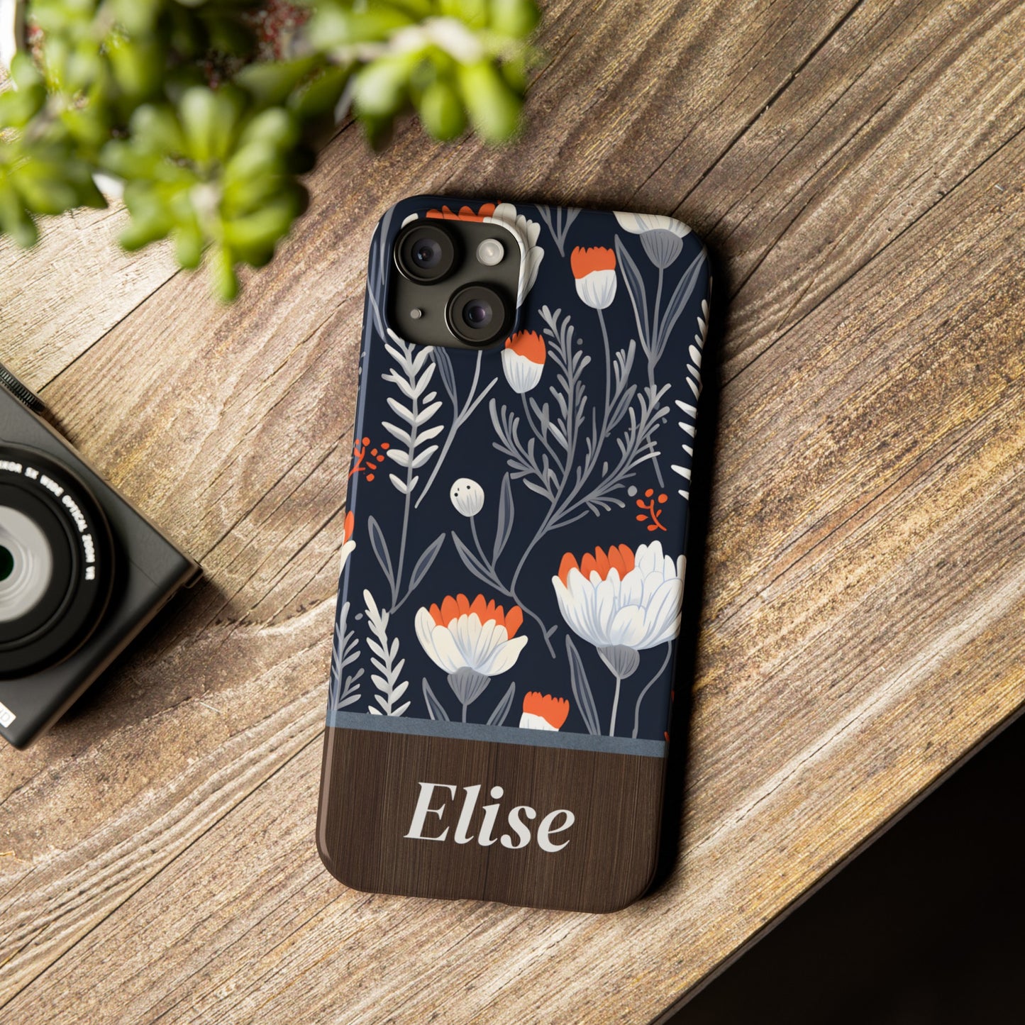 Elise Personalized Slim Phone Cases