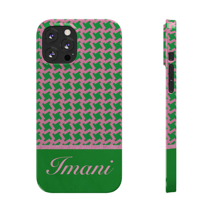 Imani Personalized Slim Phone Cases