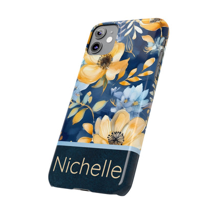 Nichelle Personalized Slim Phone Cases