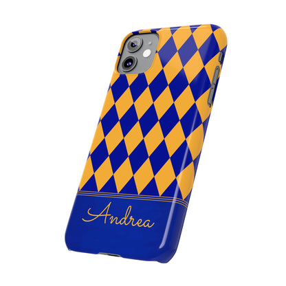 Andrea Personalized Slim Phone Cases