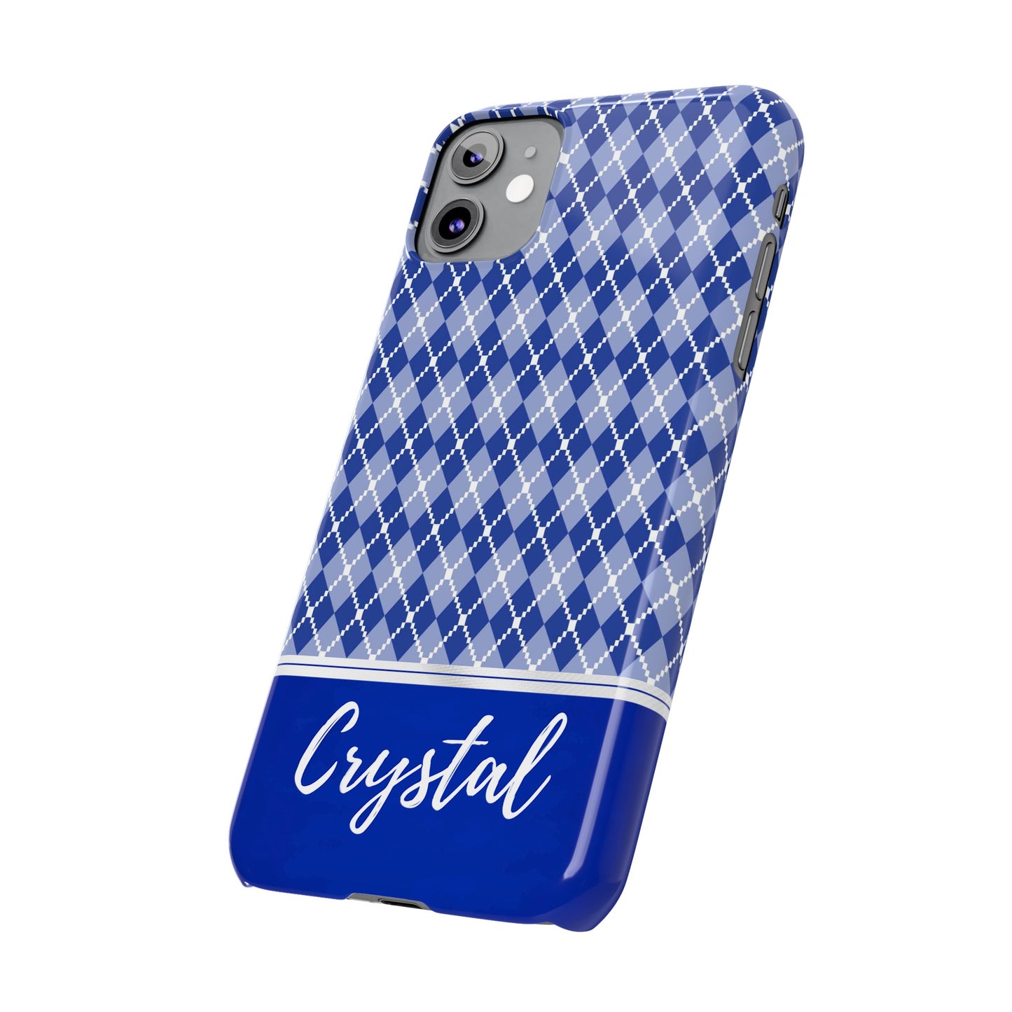 Crystal Personalized Slim Phone Cases