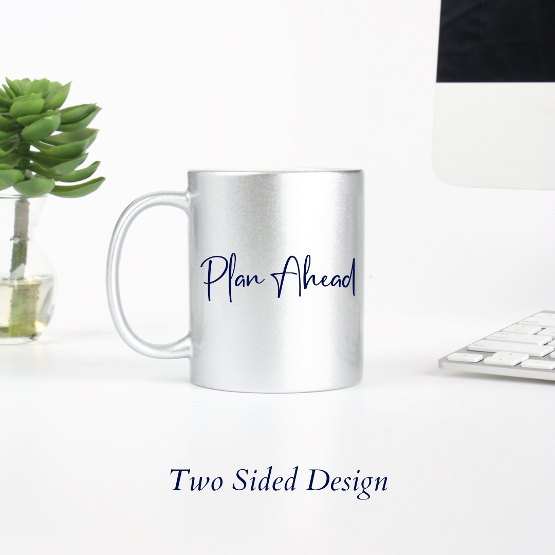 I'm Not a Control Freak - Plan Ahead Mug 11 oz. (Silver)