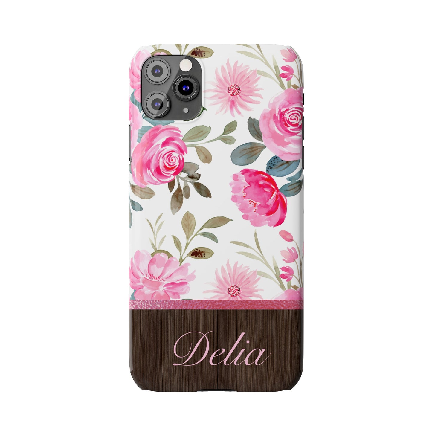 Delia Personalized Slim Phone Cases