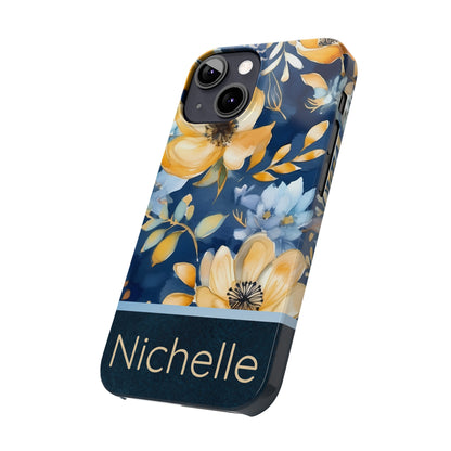 Nichelle Personalized Slim Phone Cases