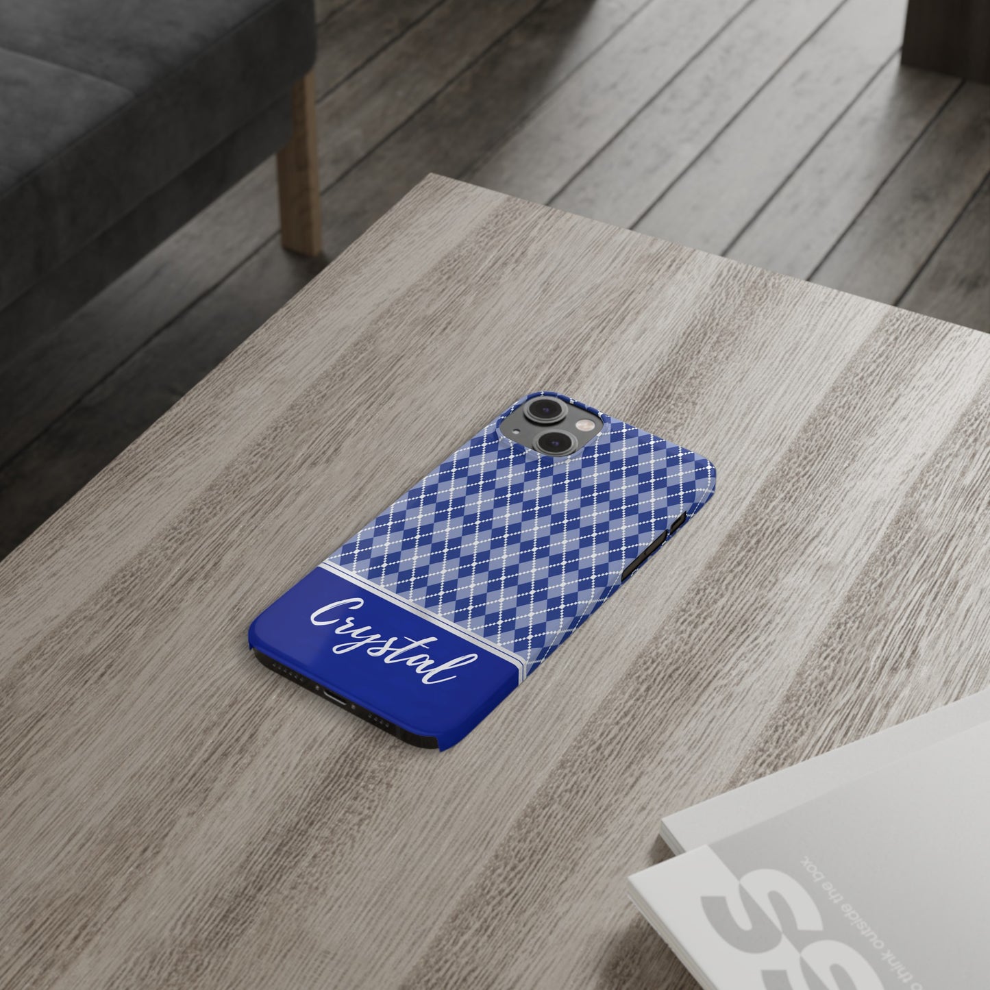 Crystal Personalized Slim Phone Cases