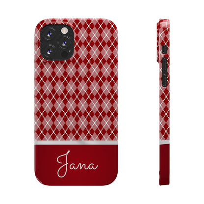 Jana Personalized Slim Phone Cases