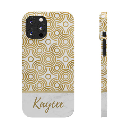 Kaycee Personalized Slim Phone Cases