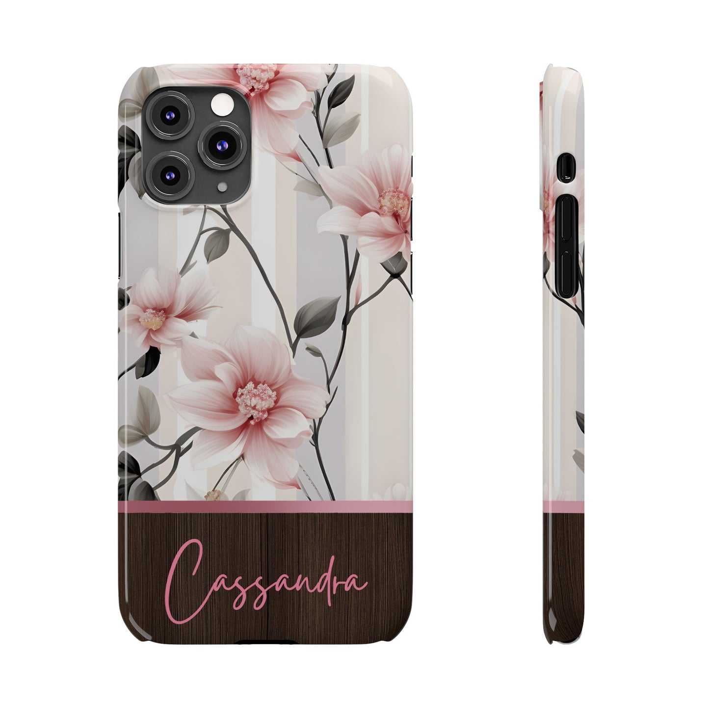 Cassandra Personalized Slim Phone Cases