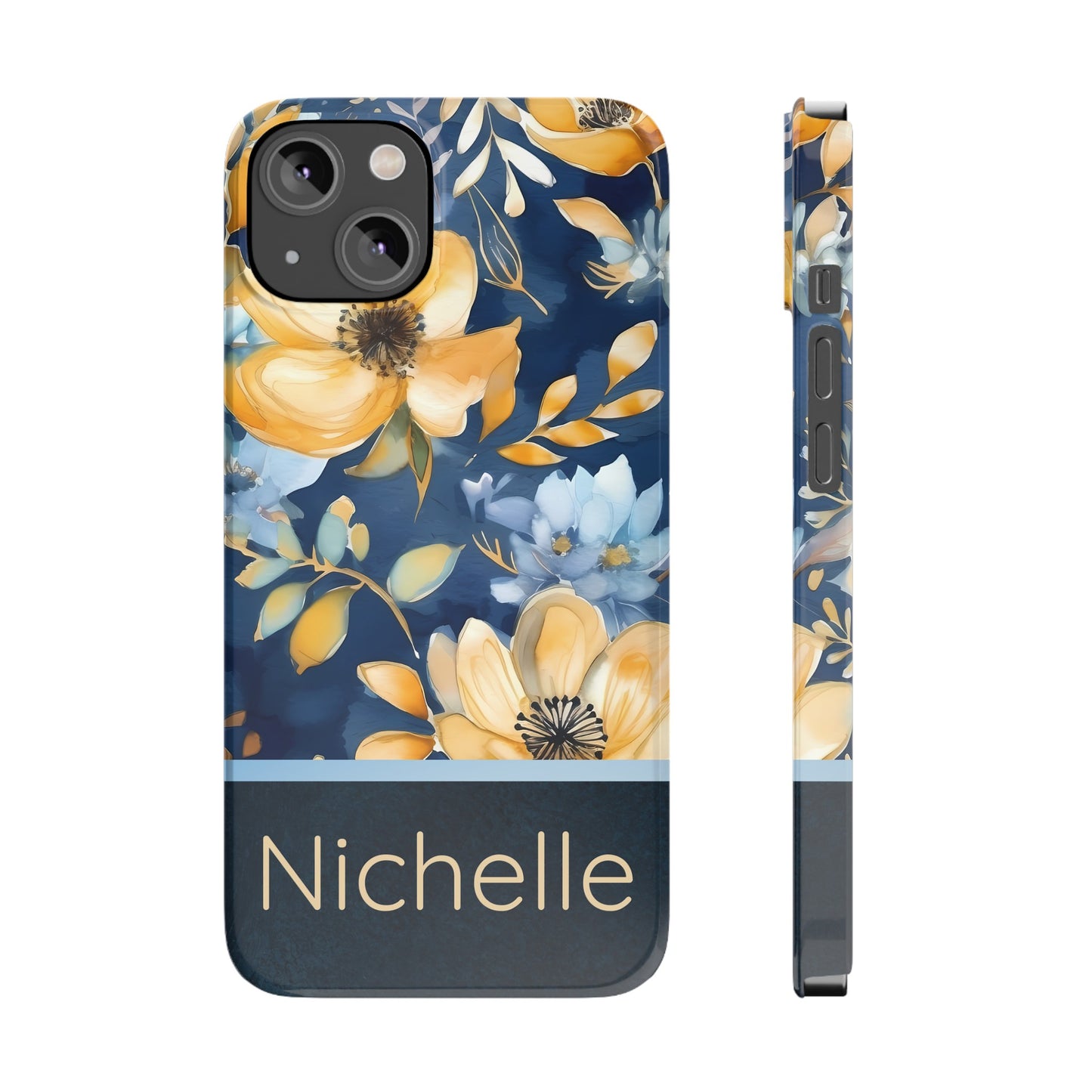 Nichelle Personalized Slim Phone Cases