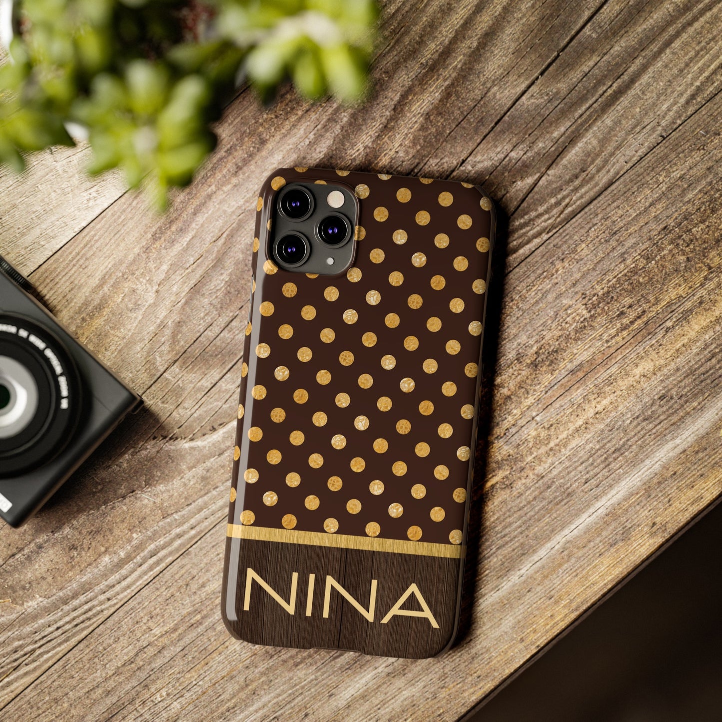 Nina Personalized Slim Phone Cases