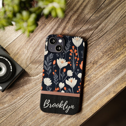 Brooklyn Personalized Slim Phone Cases