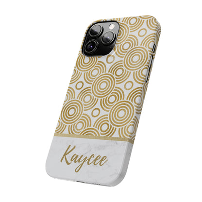 Kaycee Personalized Slim Phone Cases