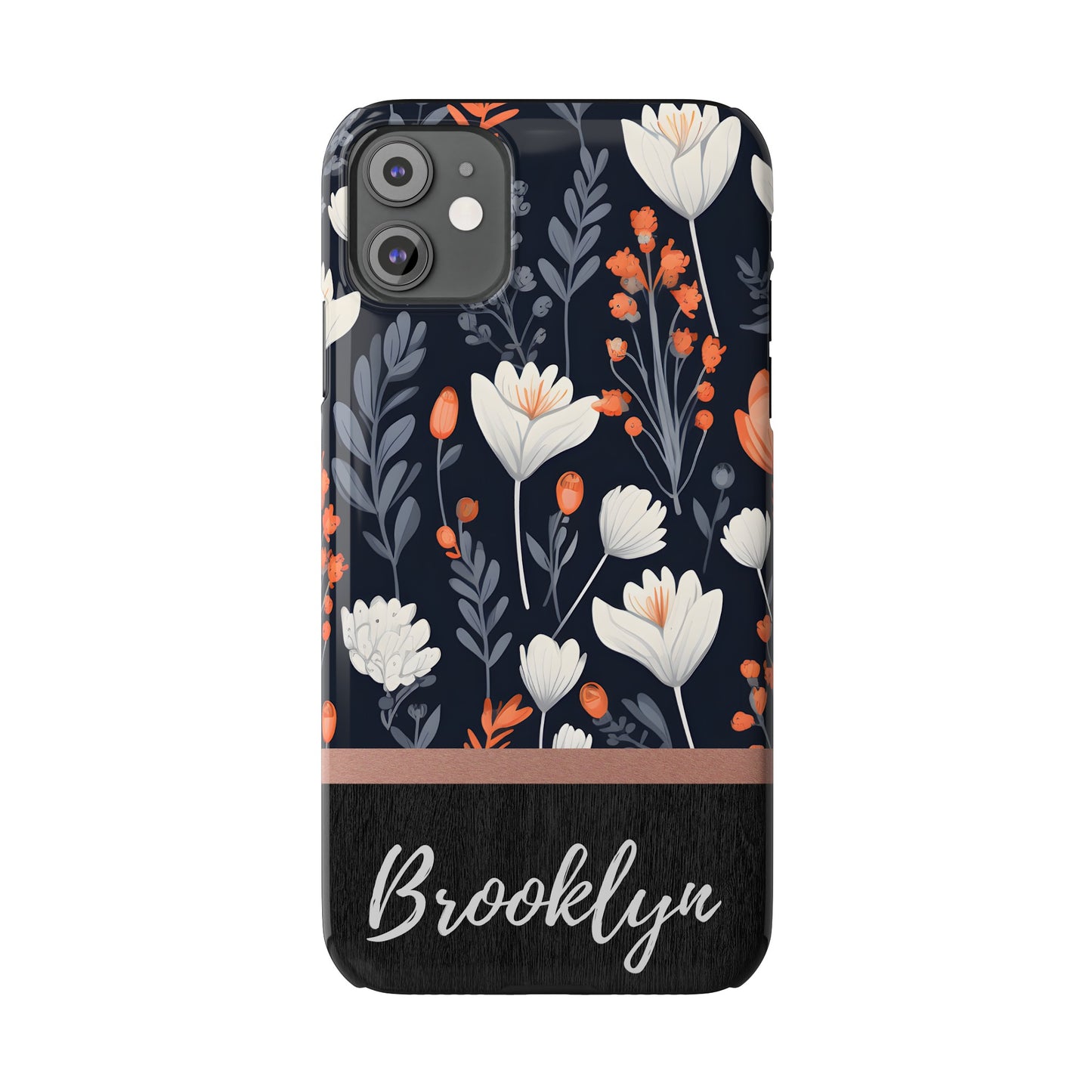 Brooklyn Personalized Slim Phone Cases