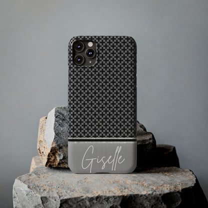 Giselle Personalized Slim Phone Cases