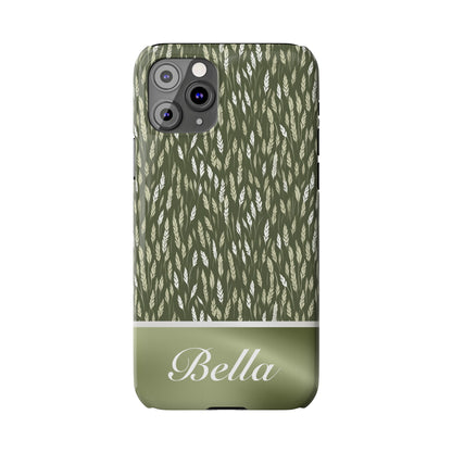 Bella Personalized Slim Phone Cases