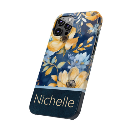 Nichelle Personalized Slim Phone Cases