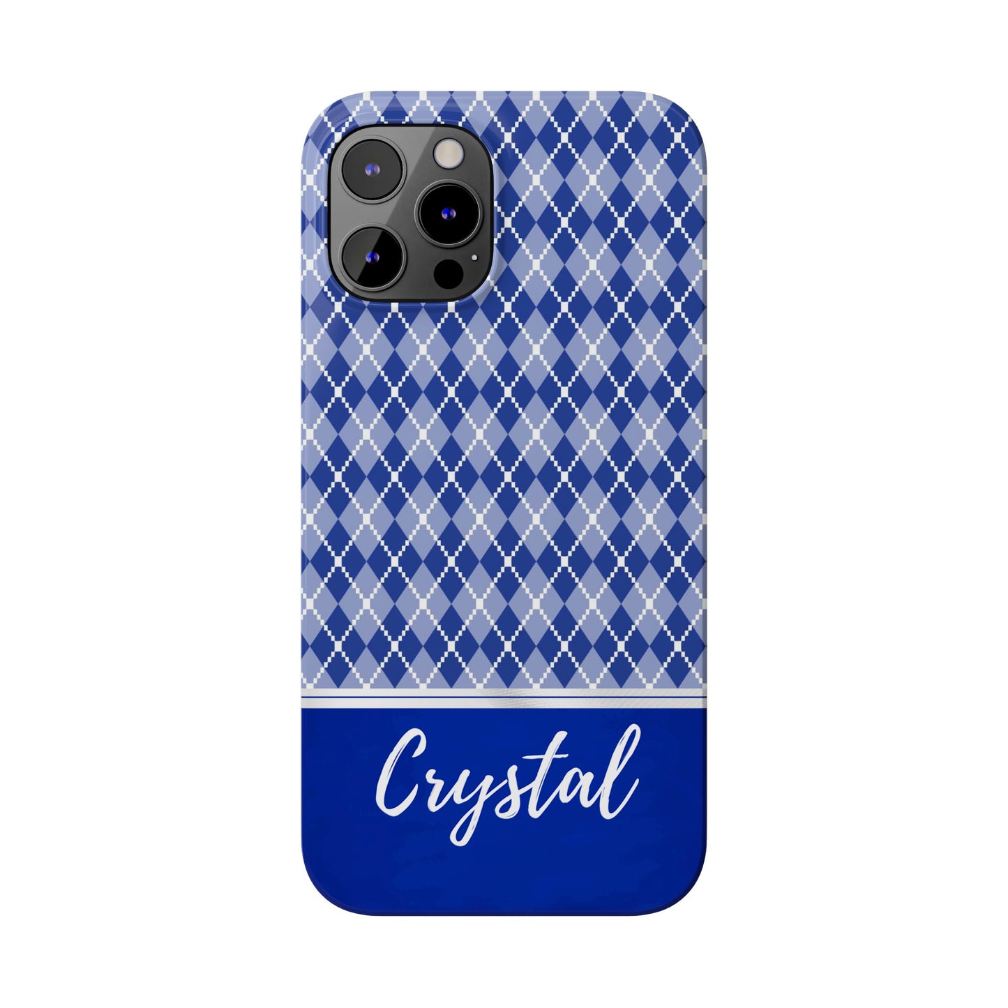 Crystal Personalized Slim Phone Cases