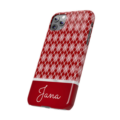 Jana Personalized Slim Phone Cases