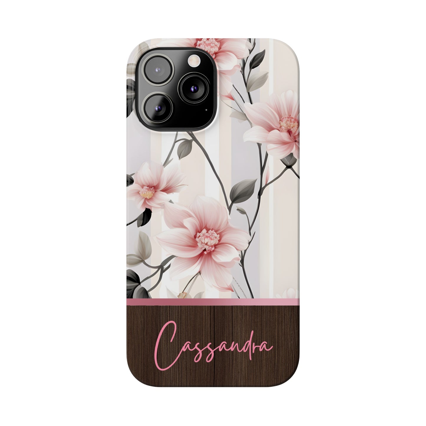 Cassandra Personalized Slim Phone Cases