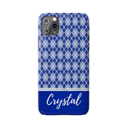 Crystal Personalized Slim Phone Cases