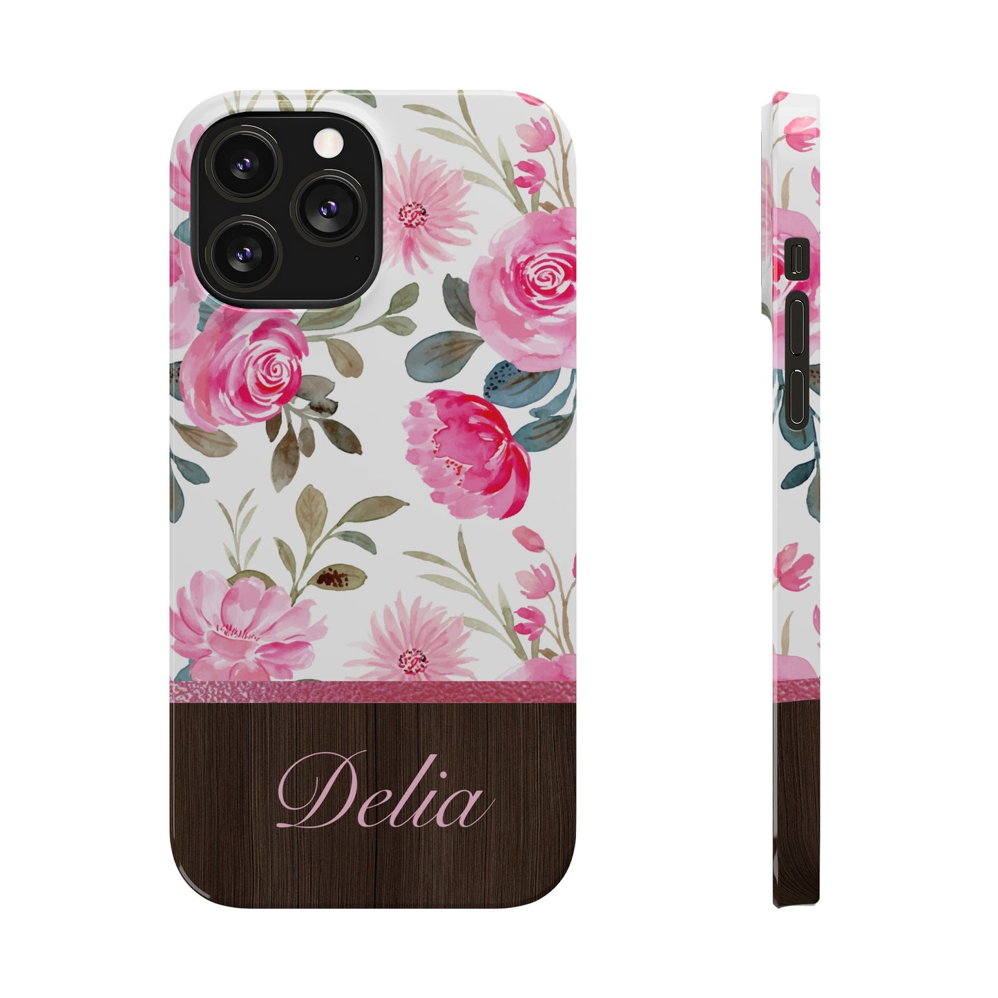 Delia Personalized Slim Phone Cases